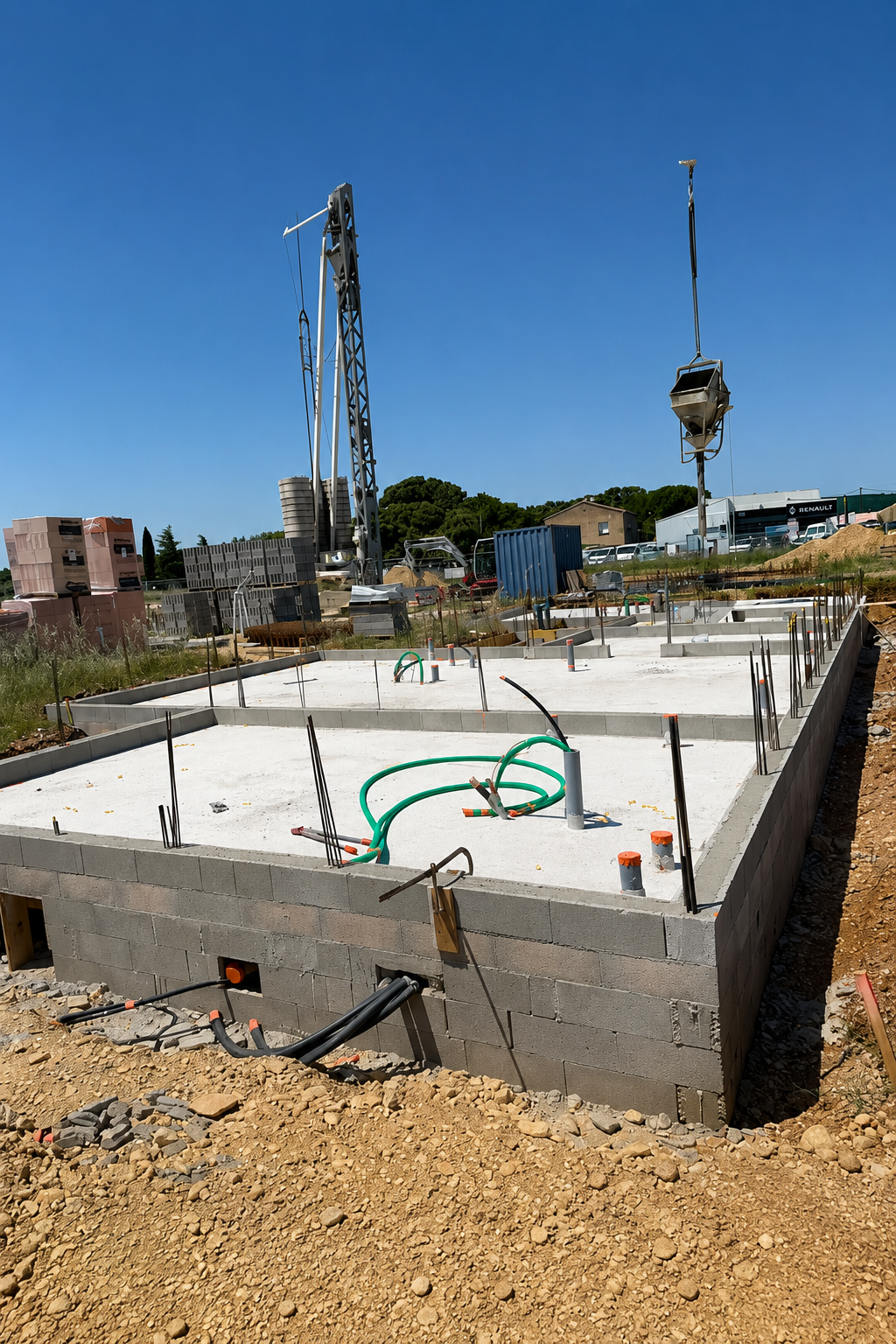 Travaux de construction